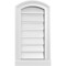 Ekena Millwork Arch Top Surface Mount PVC Gable Vent w/ 2"W x 2"P Brickmould Sill Frame, 12"W x 20"H GVPAR12X2003SN - alternate 1